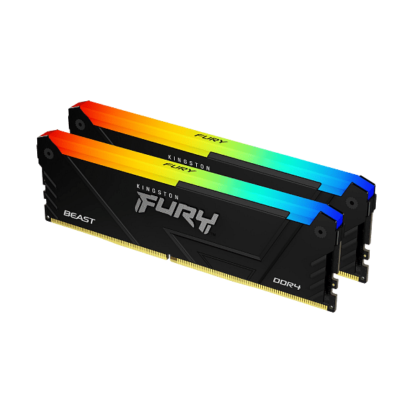 Kingston Fury Beast RGB 32GB 2x16GB  Memoria RAM DDR4 3200MHz CL16