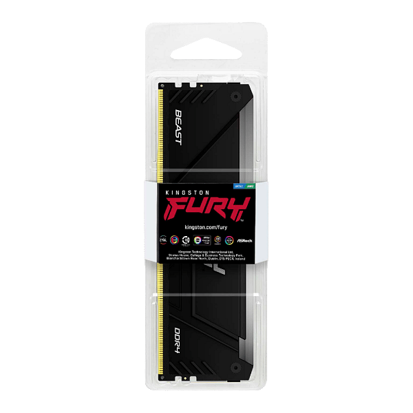 Kingston Fury Beast RGB 16GB  Memoria RAM DDR4 3600MHz CL18