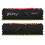 Kingston Fury Beast RGB DDR4 32GB 3600MHZ CL18  Memoria RAM