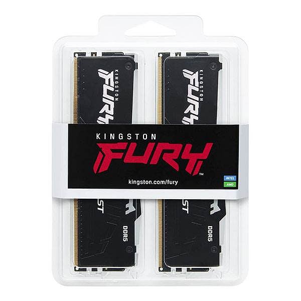 MEMORIA KINGSTON FURY BEAST RGB DDR5 32GB KIT2 5600MHZ  CL40
