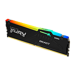 Kingston Fury Beast DDR5 RGB 16GB 6000MHZ CL30 Black AMD EXPO  Memoria RAM