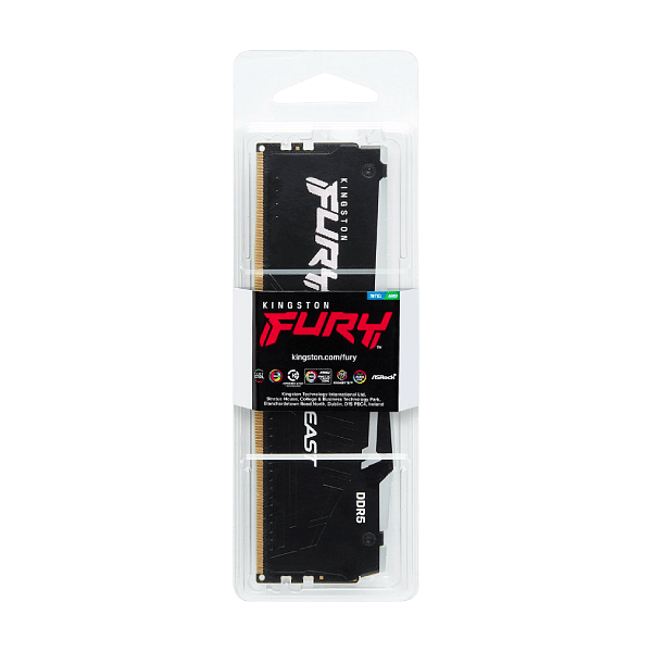 Kingston Fury Beast DDR5 RGB 16GB 6000MHZ CL30 Black AMD EXPO  Memoria RAM