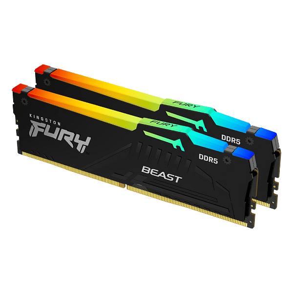 Kingston Fury Beast RGB 64GB 2x32GB  Memoria RAM DDR5 6000MHz CL40