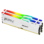 Kingston Fury Beast RGB 64GB 2x32GB  Memoria RAM DDR5 6000MHz CL40 Blanca