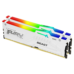 Kingston Fury Beast RGB 64GB 2x32GB  Memoria RAM DDR5 6000MHz CL30 Blanca