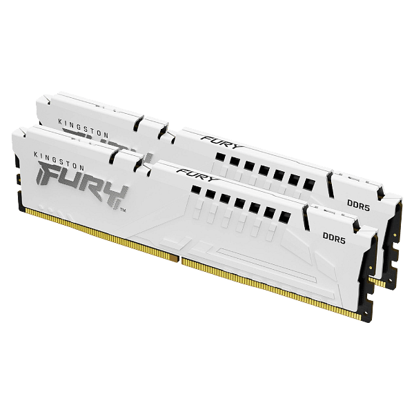 Kingston Fury Beast 64GB 2x32GB  Memoria RAM DDR5 6000MHz CL30 Blanca