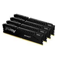 Kingston Fury Beast 64GB (4x16GB) | Memoria RAM DDR5 6000MHz CL40