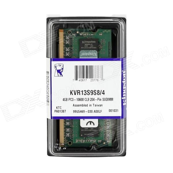 Kingston ValueRAM DDR3 1333MHz 4GB SODIMM   Memoria RAM