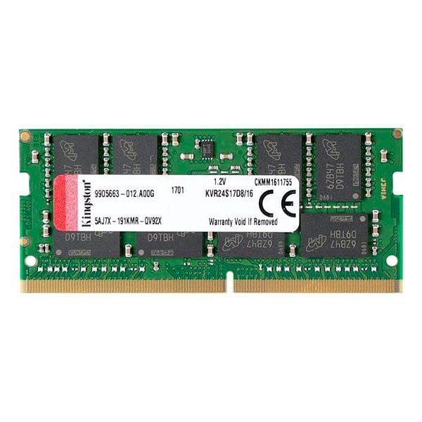 Kingston DDR4 2400MHz 16GB SODIMM  Memoria RAM