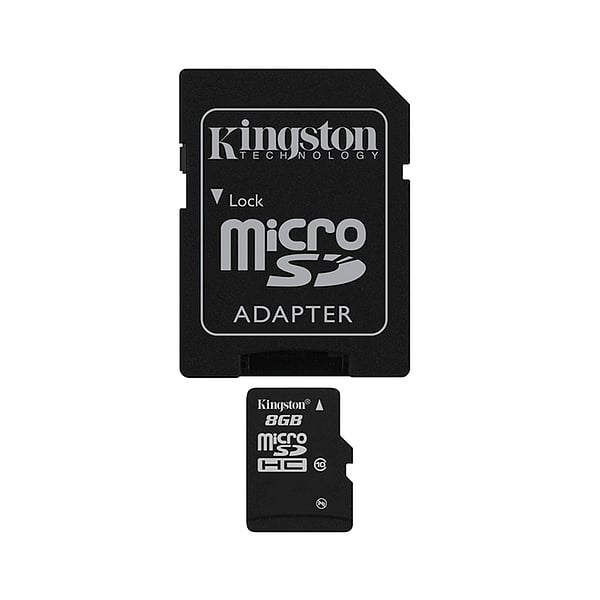 Kingston  tarjeta de memoria flash  8 GB  microSDHC