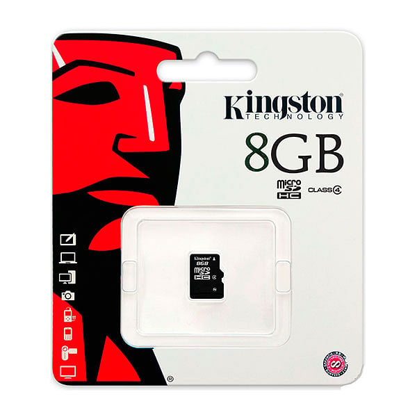 Kingston  tarjeta de memoria flash  8 GB  Tarjeta MicroSD