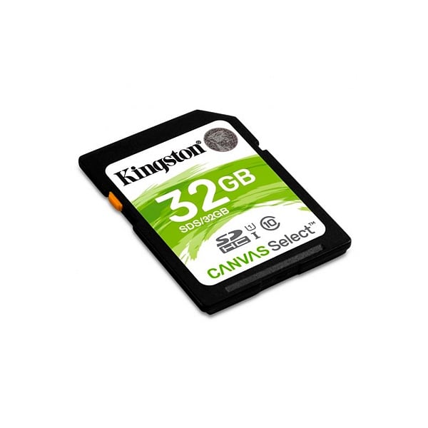 Kingston Canvas Select SDHC 32GB  Memoria Flash