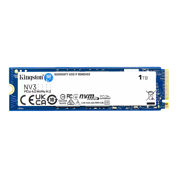 Kingston NV3 1TB  SSD M2 PCIe 40 NVMe