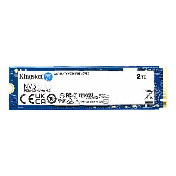 Kingston NV3 2TB  SSD M2 PCIe 40 NVMe