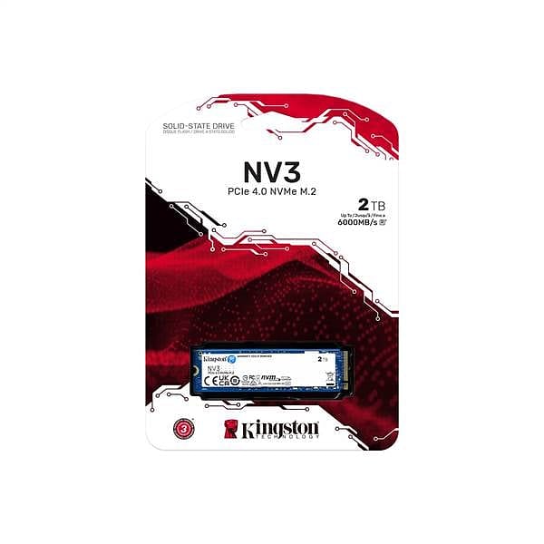 Kingston NV3 2TB  SSD M2 PCIe 40 NVMe