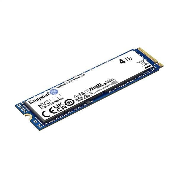 Kingston NV3 4TB  SSD M2 PCIe 40 NVMe