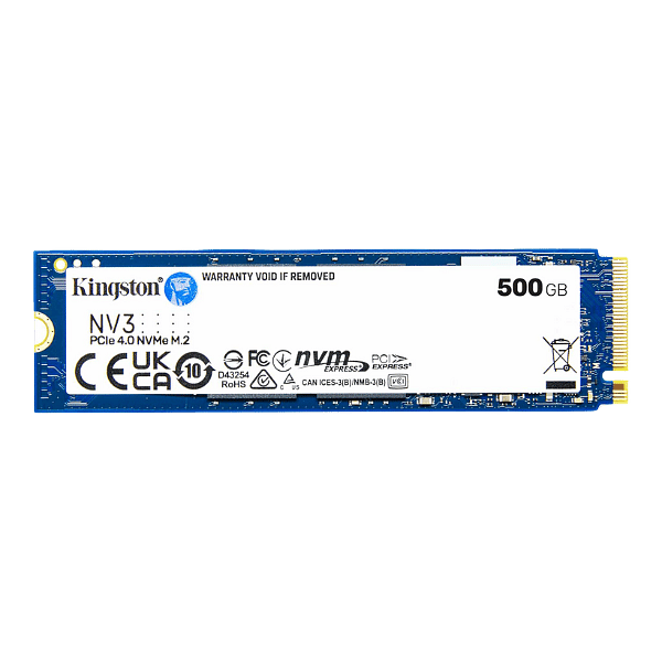 Kingston NV3 500GB  SSD M2 PCIe 40 NVMe