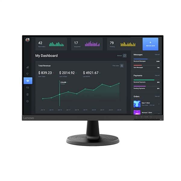 Lenovo D2440  Monitor 238 LED Full HD 75Hz FreeSync