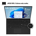 LG Gram 15Z90RGAA75B  Portátil Intel Core i71360P 16GB RAM 512GB SSD 155 Full HD Windows 11 Home