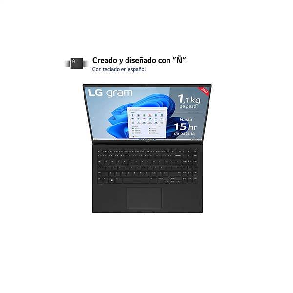 LG Gram 15Z90RGAP75B  Portátil Intel Core i7 1360P 32GB DDR5 512GB NVMe 156 Full HD Windows 11 Pro