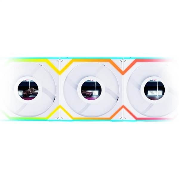 Lian Li UNI FAN SL Wireless Pantalla LCD 120 ARGB FAN Reverse Blade  Pack de 3 Ventiladores Blancos