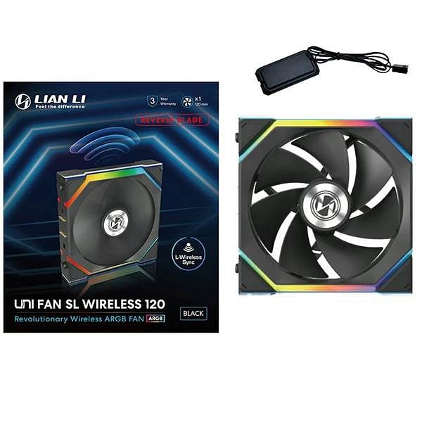 Lian Li UNI FAN SL 120 WiFi RGB Reverse Negro  Ventilador