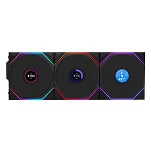 Lian Li UNI FAN TL120 LCD Wireless RGB Reverse PW  Ventilador