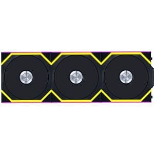 Lian Li UNI FAN SL 120 WiFi RGB Negro Pack 3  Ventilador