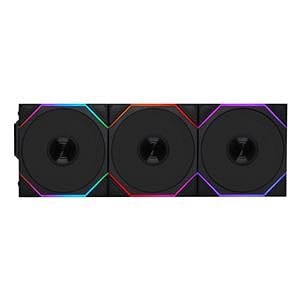 Lian Li UNI FAN TL120 LCD Wireless RGB PWM Negro  Ventilador