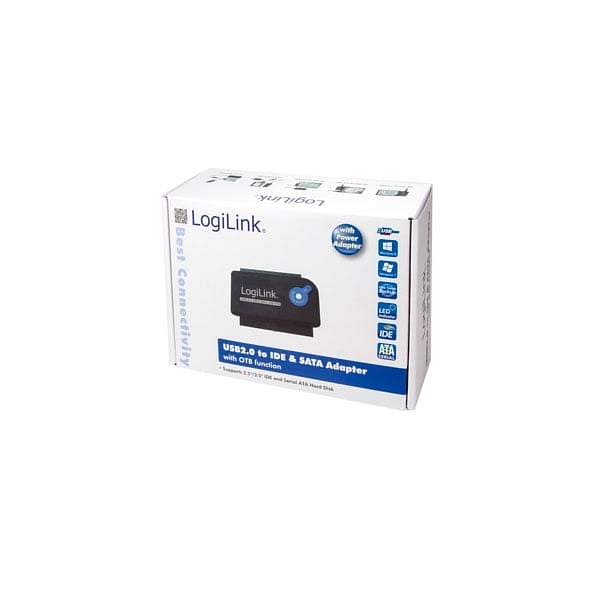 LogiLink Adapter USB 20 to 25  35 Zoll IDE  SATA HDD OT