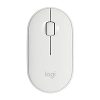 Logitech Pebble M350 Óptico Bluetooth Blanco Crudo  Ratón