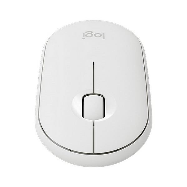 Logitech Pebble M350 Óptico Bluetooth Blanco Crudo  Ratón