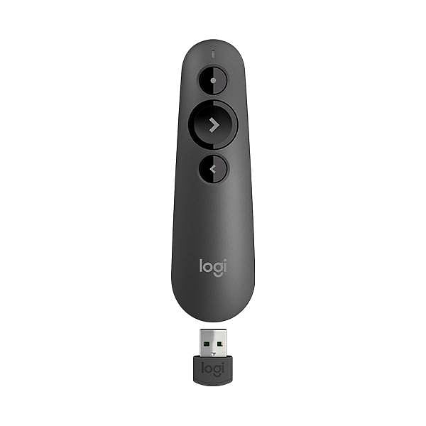 Logitech Presenter R500s Grafito mando inalámbrico láser para presentaciones