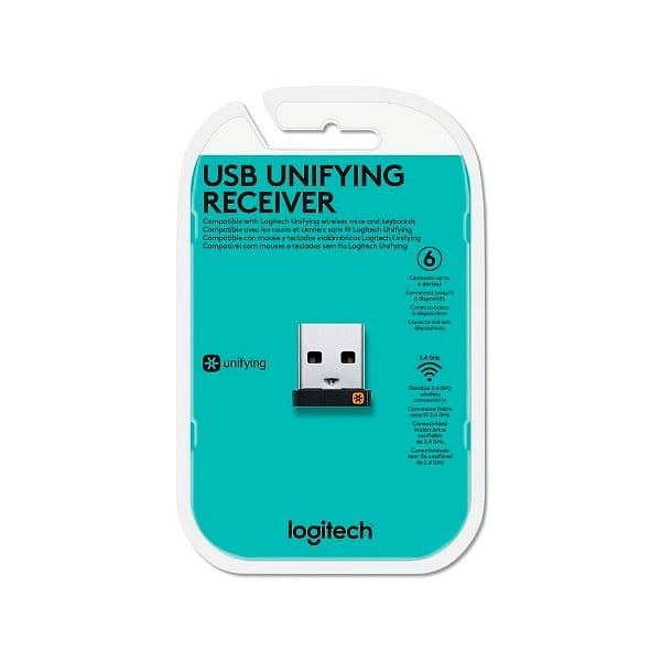 Logitech Unifying Receiver Receptor de Ratón  Teclado  Accesorio