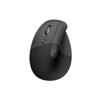 Logitech Lift Grafito Left para zurdos - Ratón ergonómico vertical