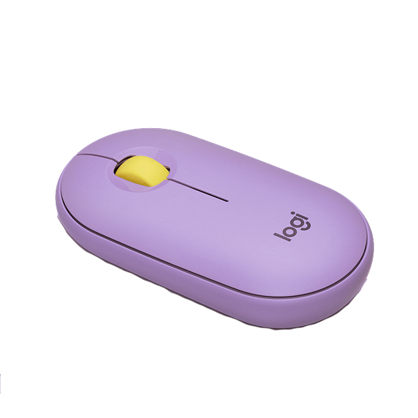 Logitech Pebble M350 Óptico Bluetooth Limonada de Lavanda  Ratón