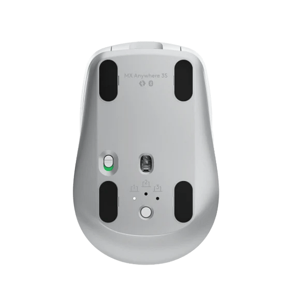 Logitech MX Anywhere 3S  Ratón Inalámbrico Bluetooth Silencioso 8000 DPI Blanco