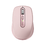 Logitech MX Anywhere 3S | Ratón Inalámbrico Bluetooth Silencioso 8000 DPI Rosa