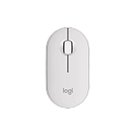 Pebble Mouse 2 M350s Óptico Bluetooth Blanco  Ratón