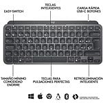 Logitech MX Keys Mini for Business Retroiluminado Grafito ES  Teclado