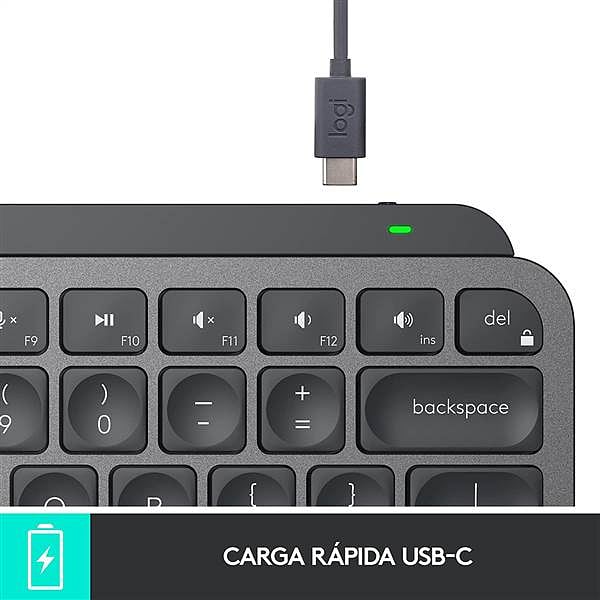 Logitech MX Keys Mini for Business Retroiluminado Grafito ES  Teclado