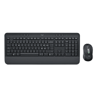 Logitech MK650 graphite wireless - Kit de teclado y ratón