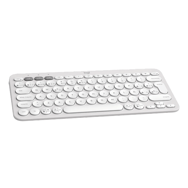 Logitech Pebble Keys 2 K380S Blanco  Teclado Bluetooth