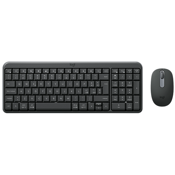 Logitech MK250 Compact Bluetooth Wireless  Teclado y Ratón Pack Oficina