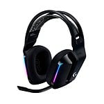 Logitech G733 Gaming LightSpeed RGB Black  Auriculares con Microfono Inalámbricos