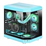 Mars Gaming MC3T Panoramica  Caja ATX Cristal Templado Azul