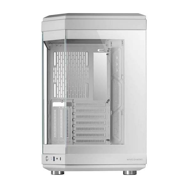 Mars Gaming MC3T Panoramica  Caja ATX Cristal Templado Blanca