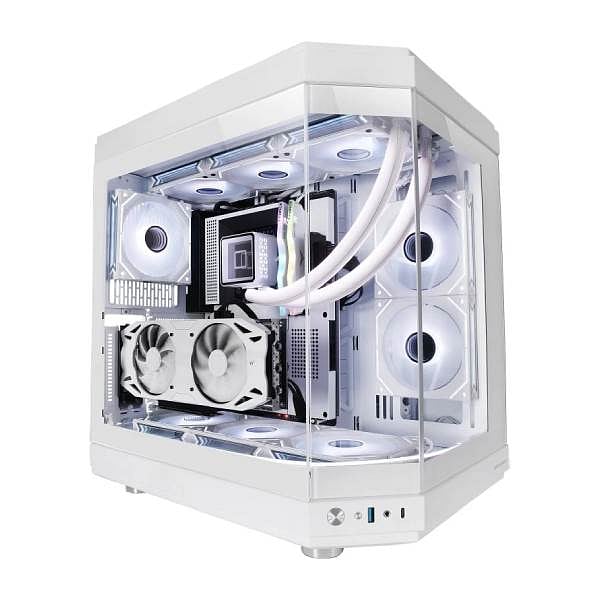 Mars Gaming MC3T Panoramica  Caja ATX Cristal Templado Blanca