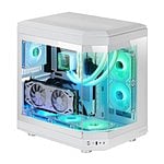 Mars Gaming MC3T Panoramica  Caja ATX Cristal Templado Blanca