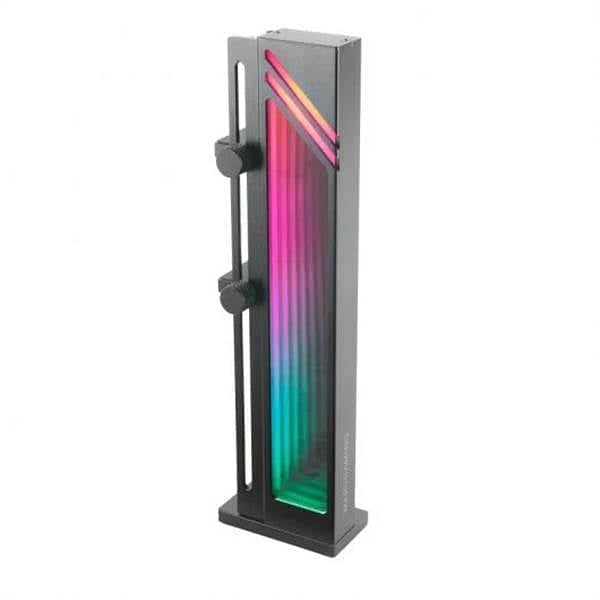 Mars Gaming Soporte Tarjeta gráfica ARGB Infinity Mirror MCAGCB Black Compatibilidad Universal